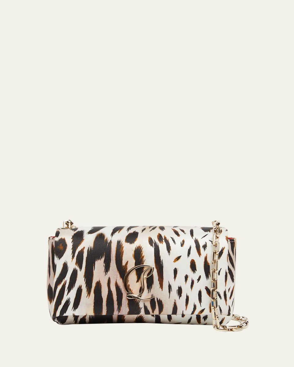 Loubi54 Cheetah Suede Crossbody Bag